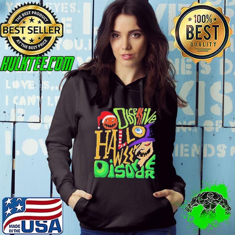 Obsessive Halloween Disorder Ghost Pumpkin Bat Santa Claus Ugly Christmas shirt