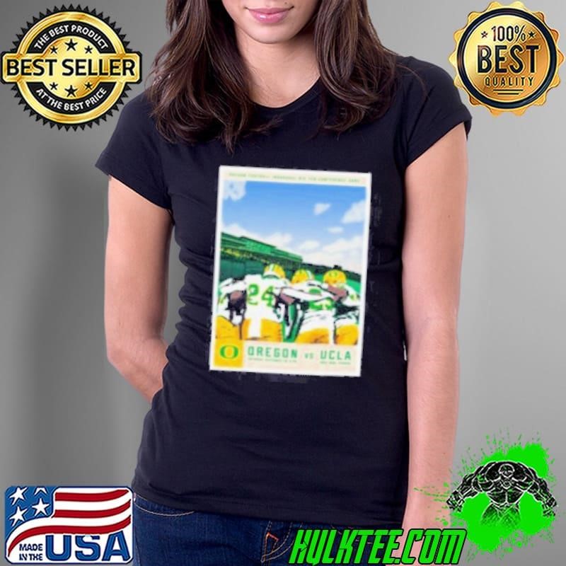 Oregon Ducks vs. UCLA Bruins Oregon Football Inaugural Big Ten Conference Game Poster shirt