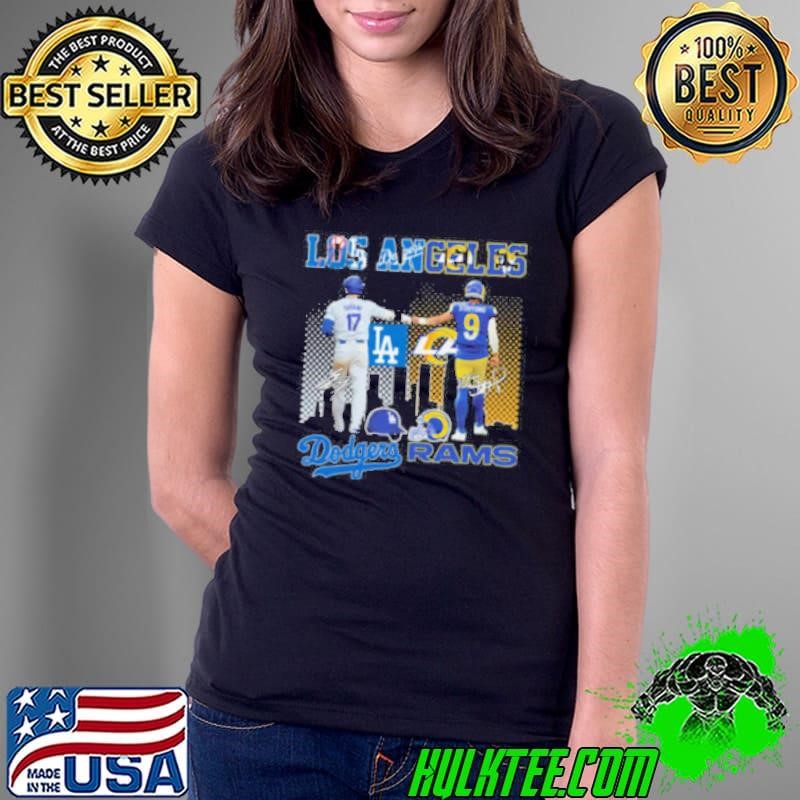 Original Los Angeles Dodgers And Rams Shohei Ohtani, Matthew Stafford Signatures 2024 shirt