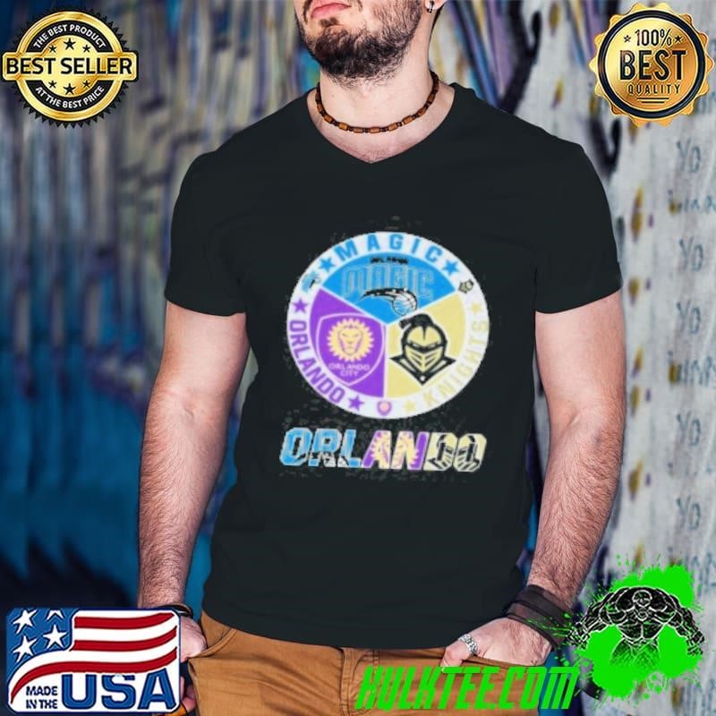 Orlando Magic UCF Knights City Logo 2024 Shirt