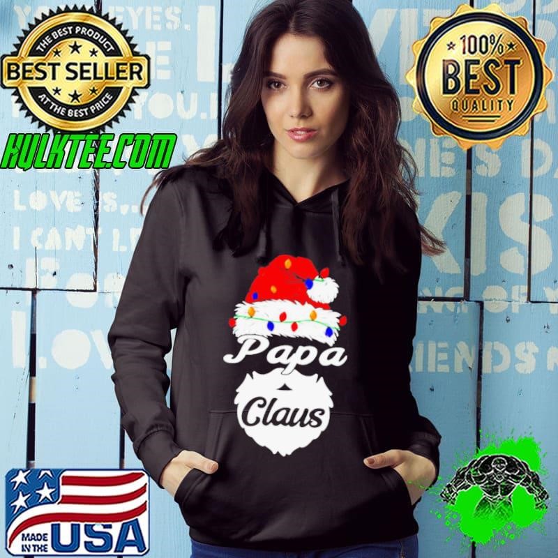 Papa Claus Christmas lights Hoodie