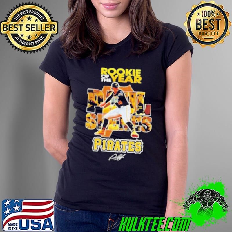 Paul Skenes Pittsburgh Pirates Rookie of the year signature shirt