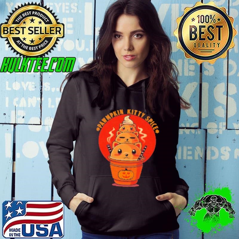 Pawmpkin Kitty Spice that's a latte cats Halloween Shirt