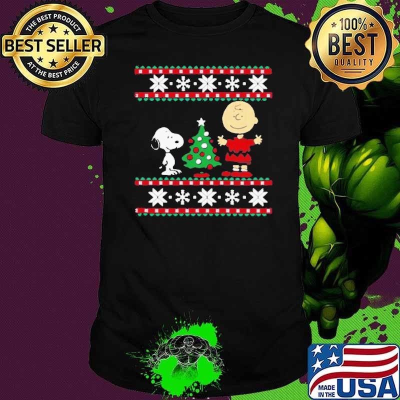 Peanuts Snoopy And Charlie Ugly Christmas shirt