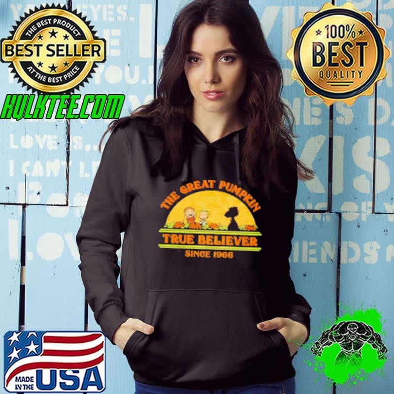 Peanuts the great pumpkin true believer Halloween Hoodie
