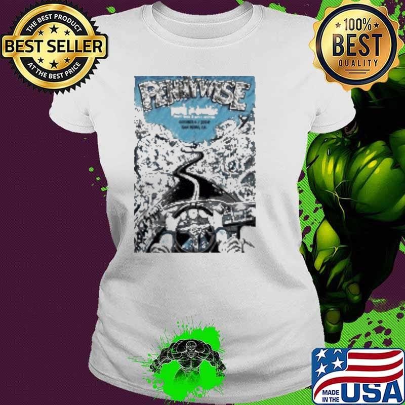 Pennywise October 6 2024 In San Pedro CA Tour Poster Shirt
