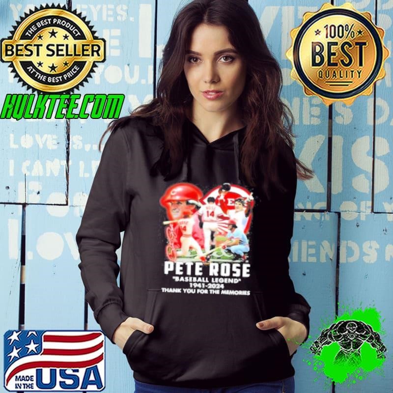Pete Rose Baseball Legend 1941 2024 Thank You For The Memories Shirt