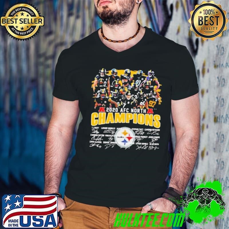 Pittsburgh Steelers 2020 Afc North Champions Signatures shirt