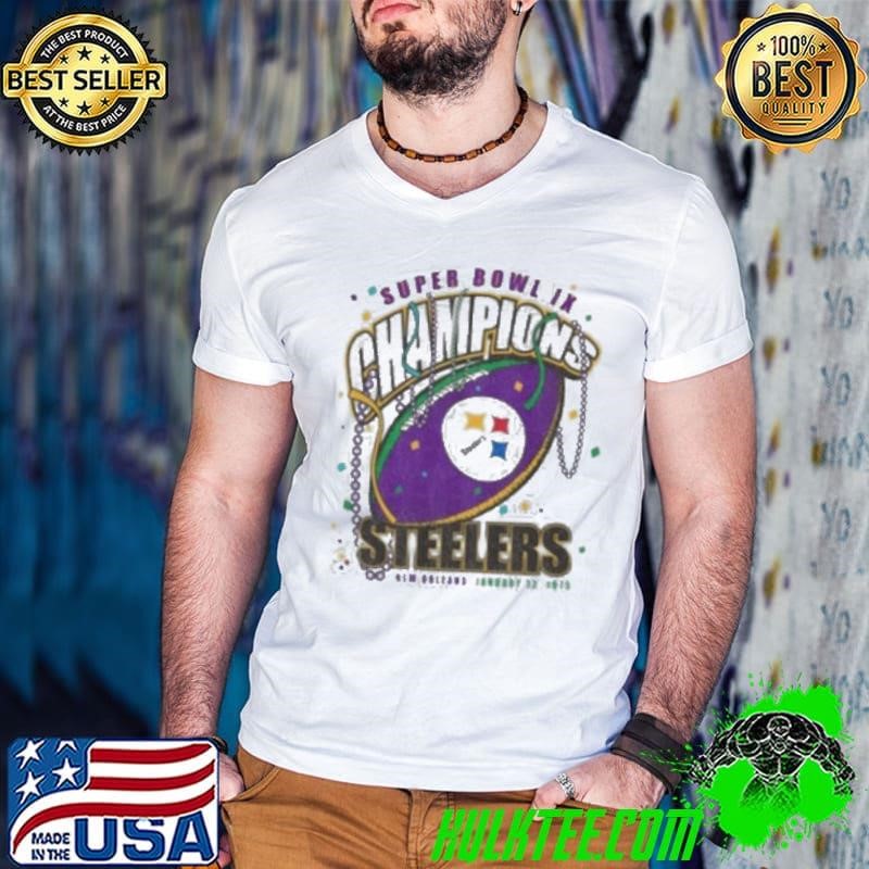 Pittsburgh Steelers Super Bowl IX Champions New Orleans January 12 1975 Shirt
