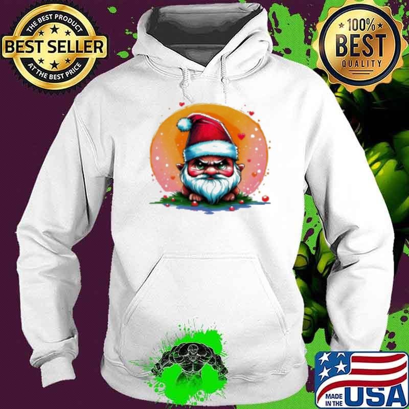 Premium Cartoon Gnome Illustration for Christmas Greetings Hoodie