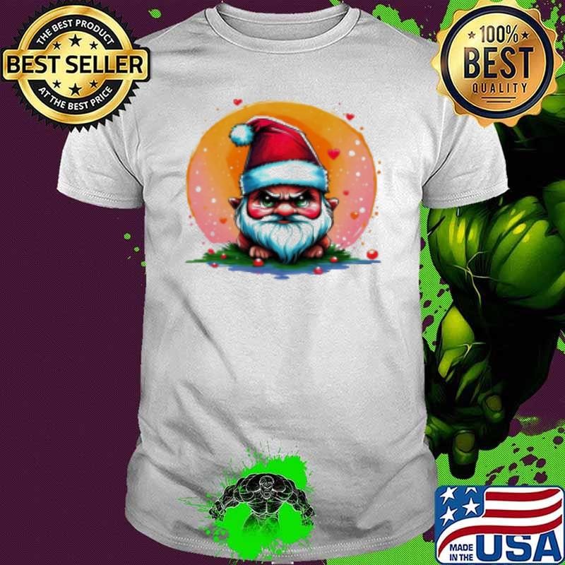 Premium Cartoon Gnome Illustration for Christmas Greetings Shirt