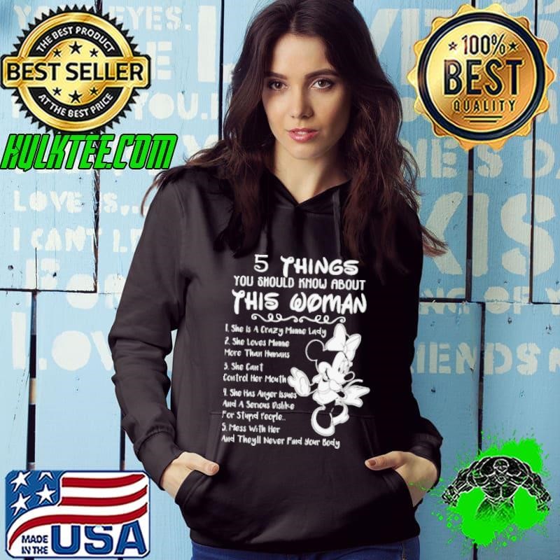 Premium Mickey 5 things you should know about this woman Hoodie