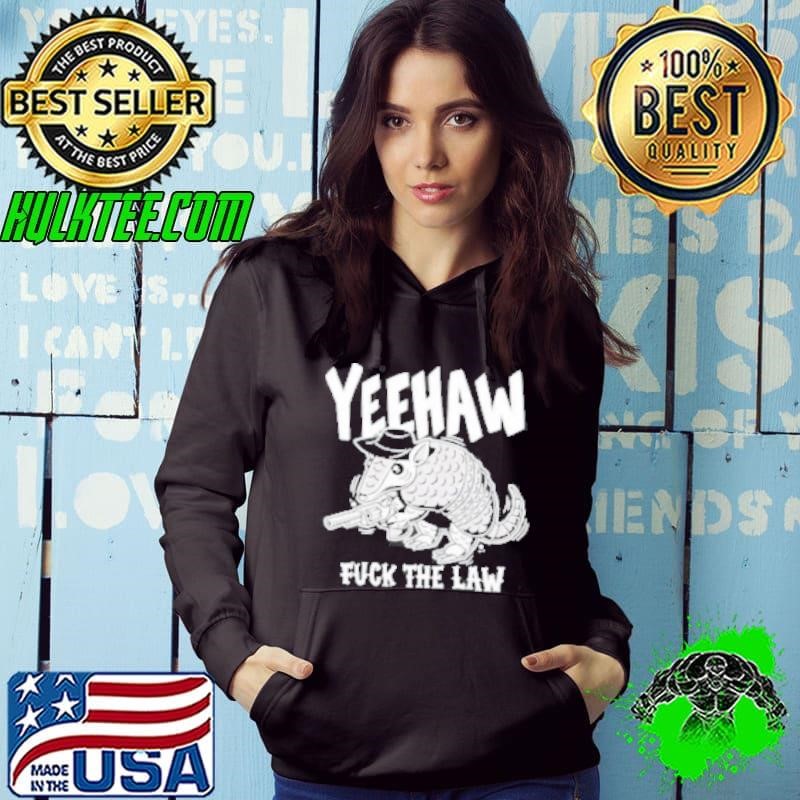 Punk With A Camera Yeehaw Fck The Law Gun Cool Design T-Shirt