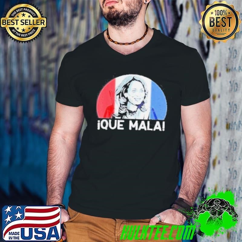 Que Mala Harris Latinos For Trump Guys V Neck