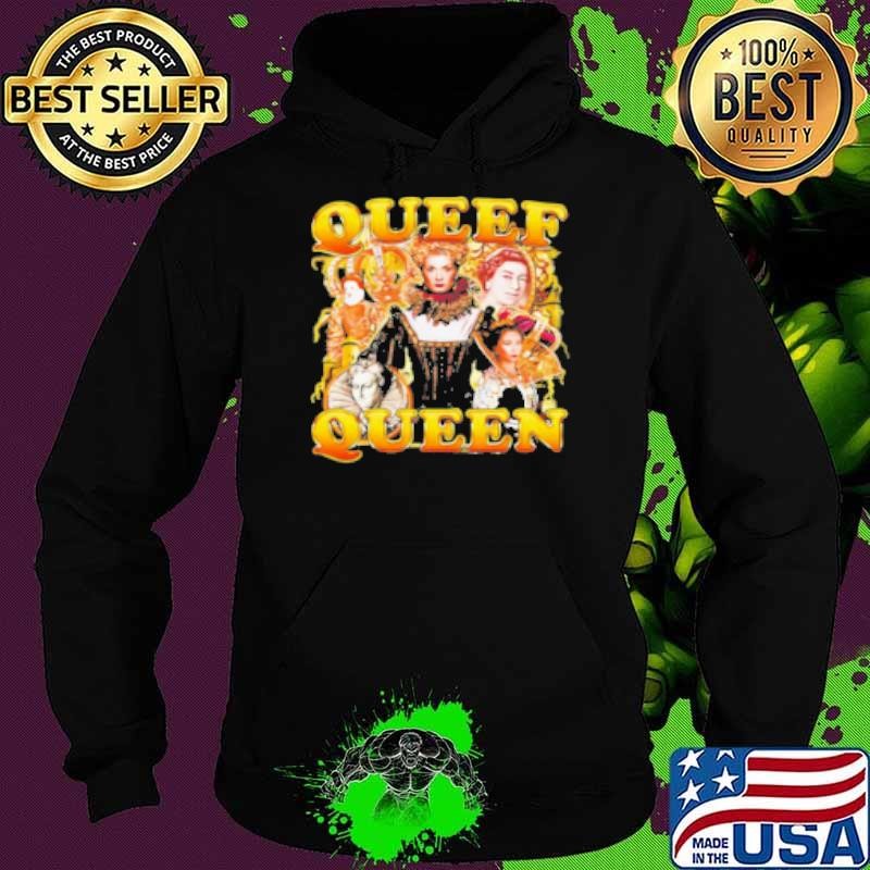 Queef queen retro Hoodie