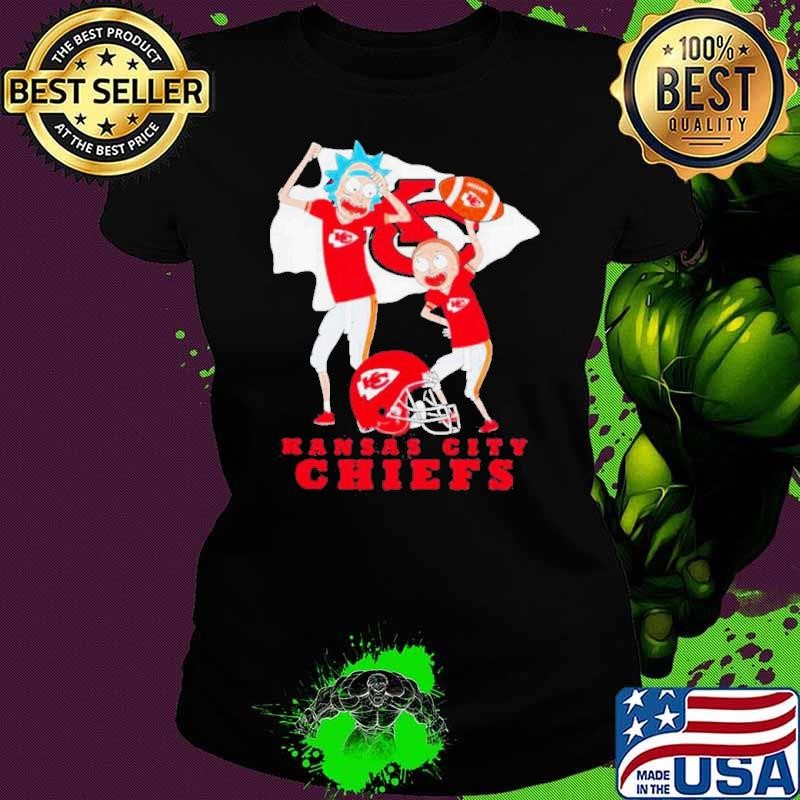 Rick and Morty Kansas City Chiefs Ladies tee