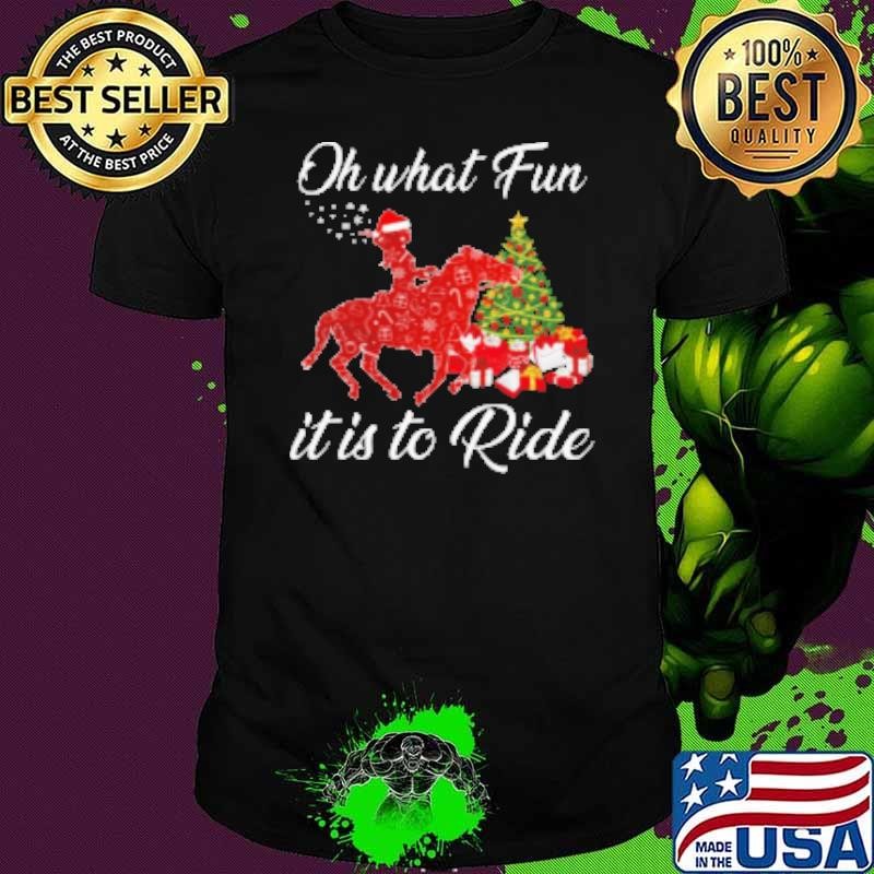Riding Through A Winter Wonderland Christmas Shirt