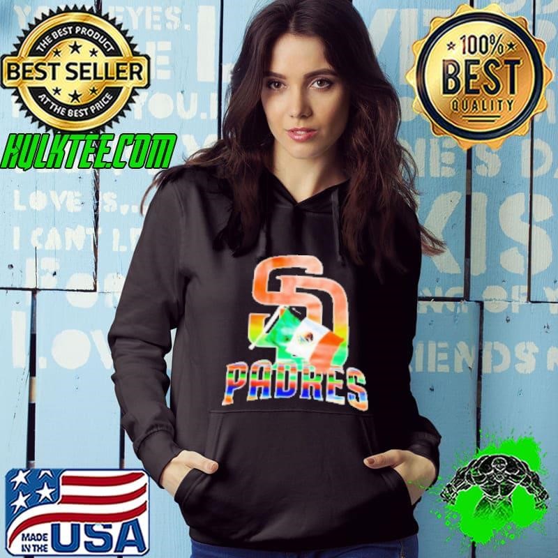 SD Mexican Flag Padres Serape Hoodie