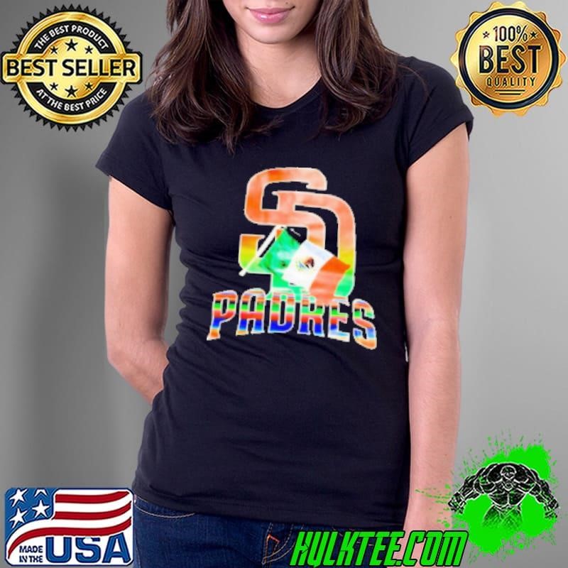 SD Mexican Flag Padres Serape Ladies Tee SD Mexican Flag Padres Serape Ladies Tee
