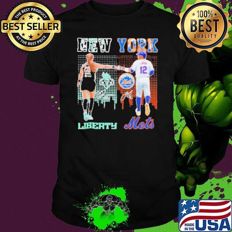 Sabrina Ionescu New York Liberty X Francisco Lindor New York Mets Shirt