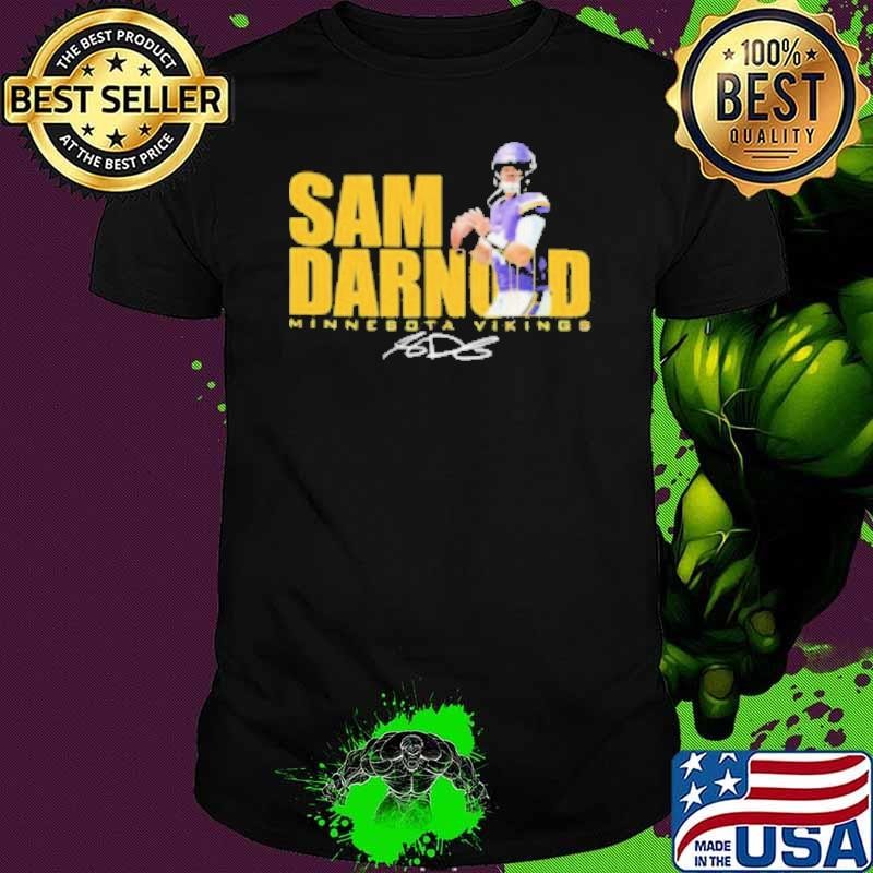 Sam Darnold No. 14 Minnesota Vikings signature shirt