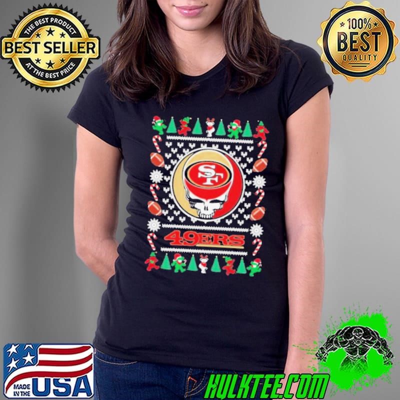 San Francisco 49ers Grateful Dead Ugly Christmas shirt