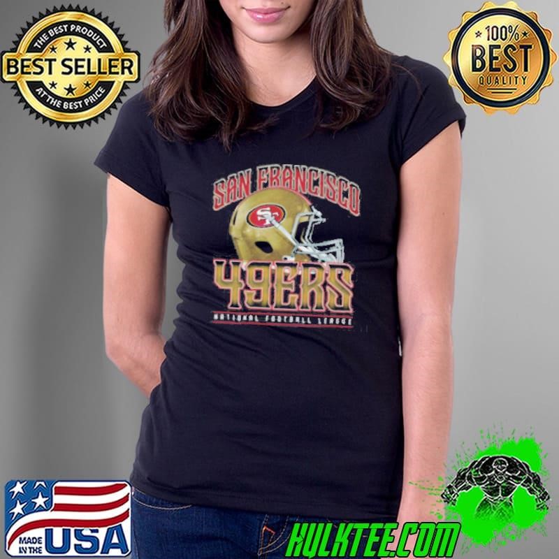 San Francisco 49ers Helmet Garment Dyed Heavyweight Shirt