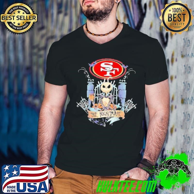 San Francisco 49ers Jack Skellington The Nightmare shirt
