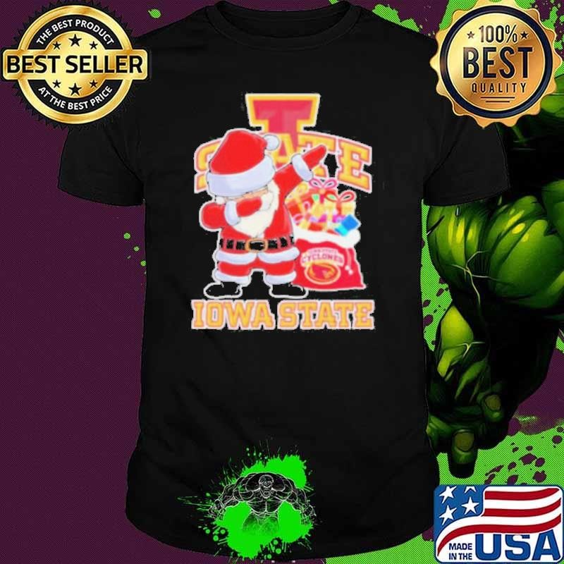 Santa Claus Dabbing X Iowa State Cyclones Christmas Shirt