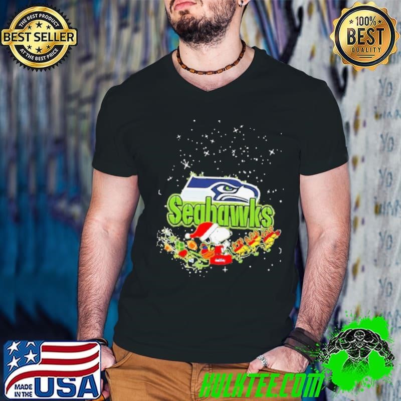 Seattle Seahawks Snoopy Christmas shirt