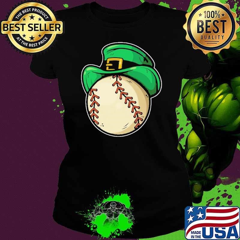 Shamrock Baseball Leprechaun St Patricks Day shirt