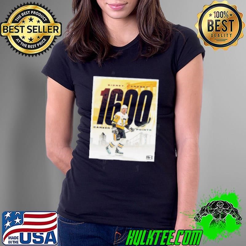 Sidney Crosby Pittsburgh Penguins NHL 1600 Career Points On The Power Play Poster shirt