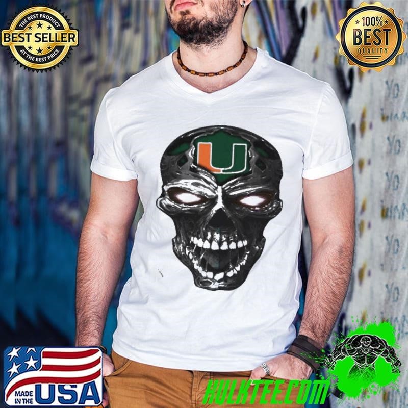 Skull Miami Hurricanes Football shirt