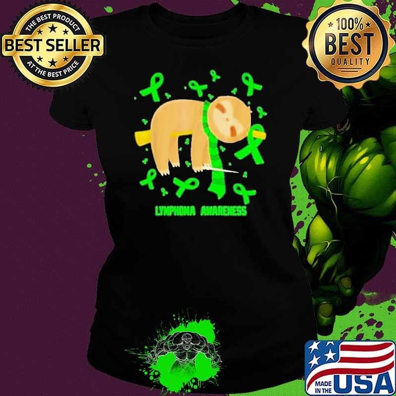 Sloth lymphoma awareness shirt