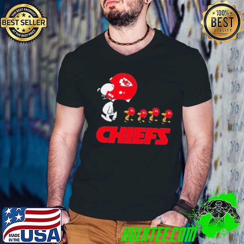 Snoopy And Woodstock The Kansas City Chiefs Guys V Neck