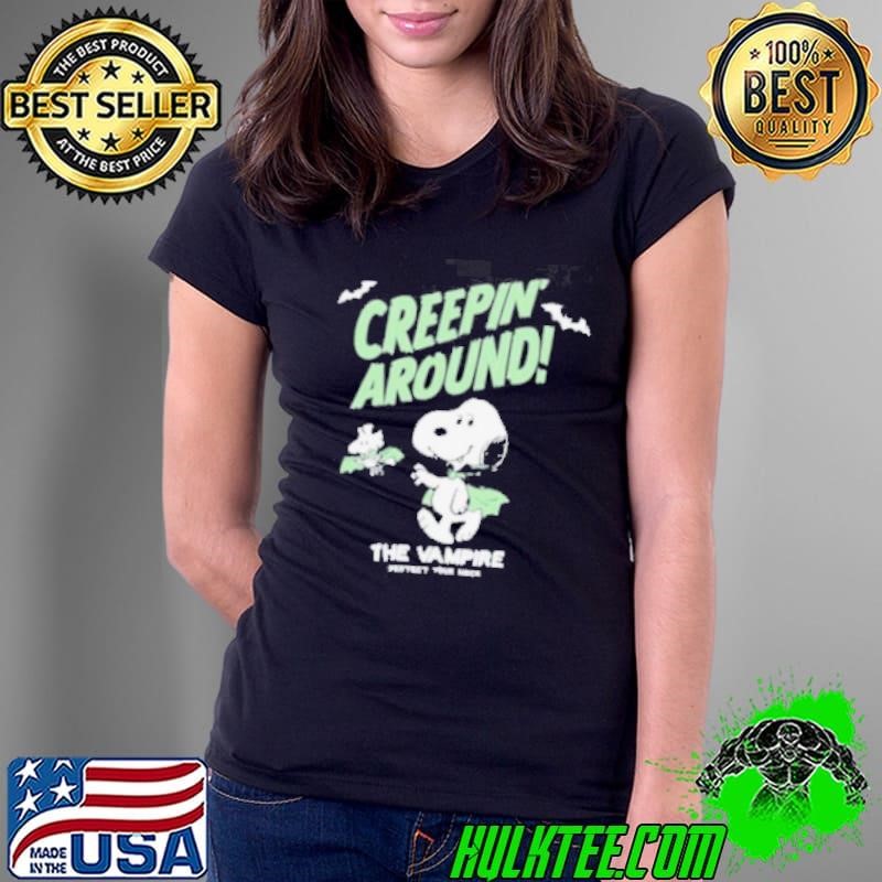 Snoopy Creepin Around Creature Of The Night The Vampire Shirt