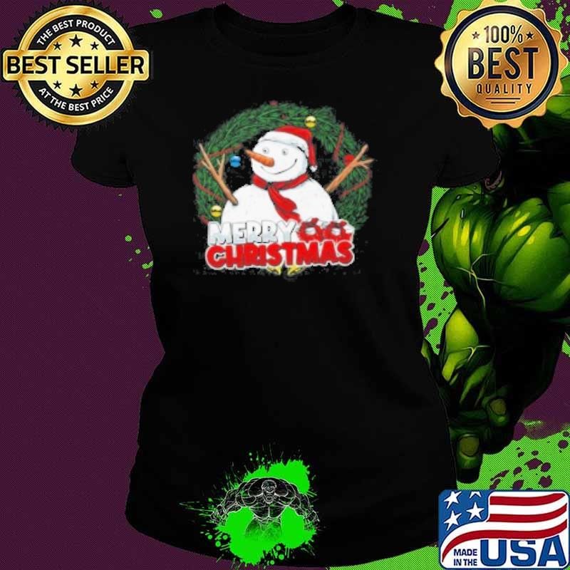 Snow Man Merry Christmas Essential Shirt