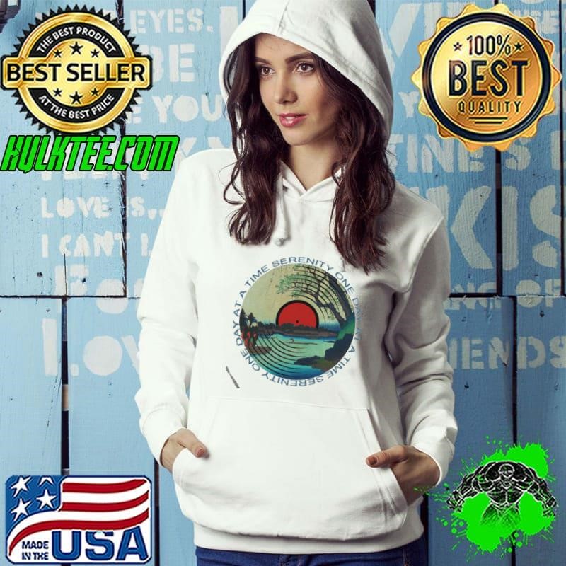 Sobriety Serenity One Day At A Time AA Sober Hoodie