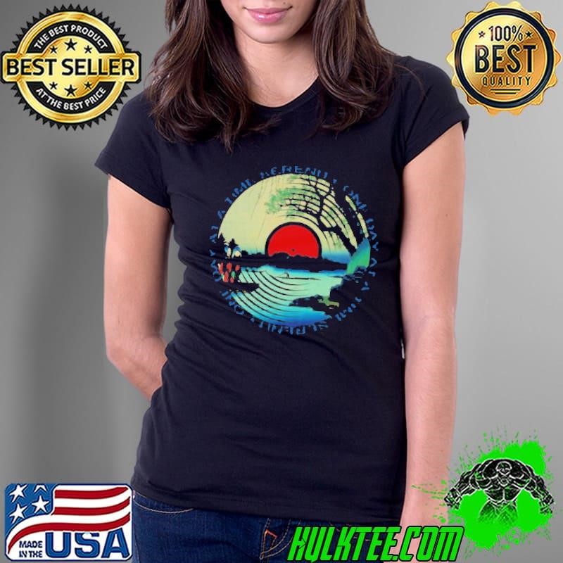 Sobriety Serenity One Day at A Time AA Sober Ladies Tee
