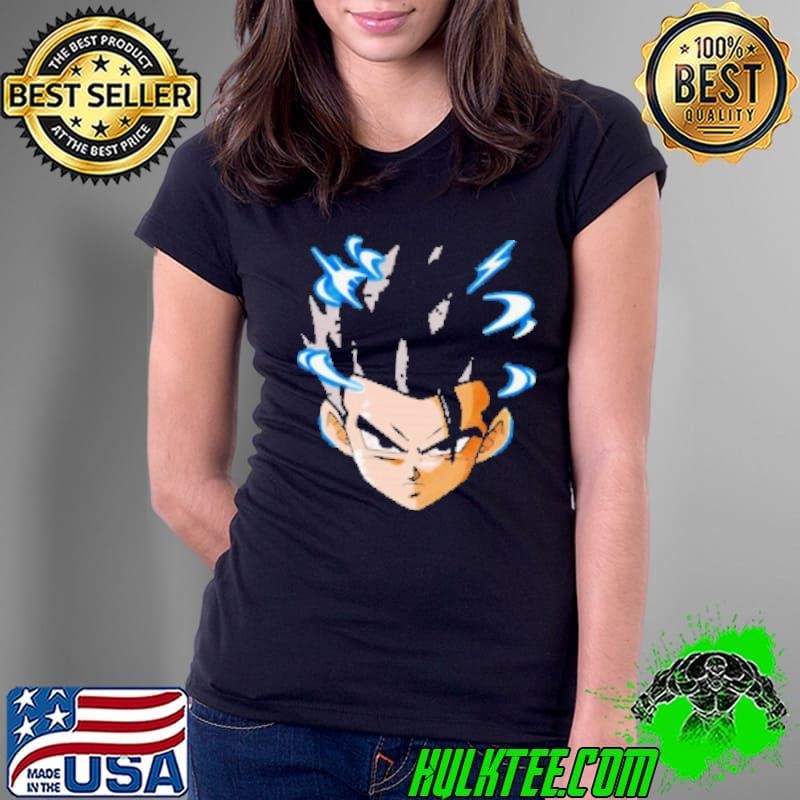 Son Gohan Dragon Ball big face graphic Ladies Tee