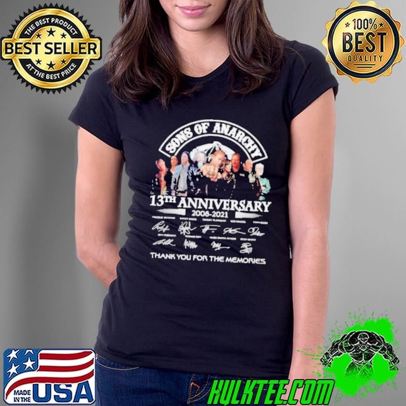 Sons of anarchy 13th anniversary 2008 2021 signature shirt