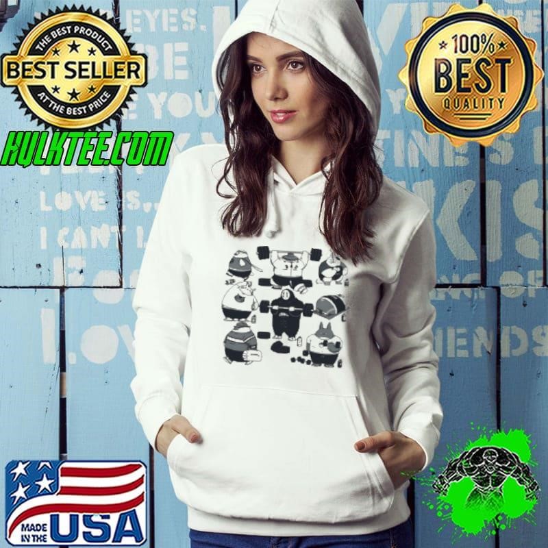 Spirited Gym Anime Spirits Staying In Shape Hoodie