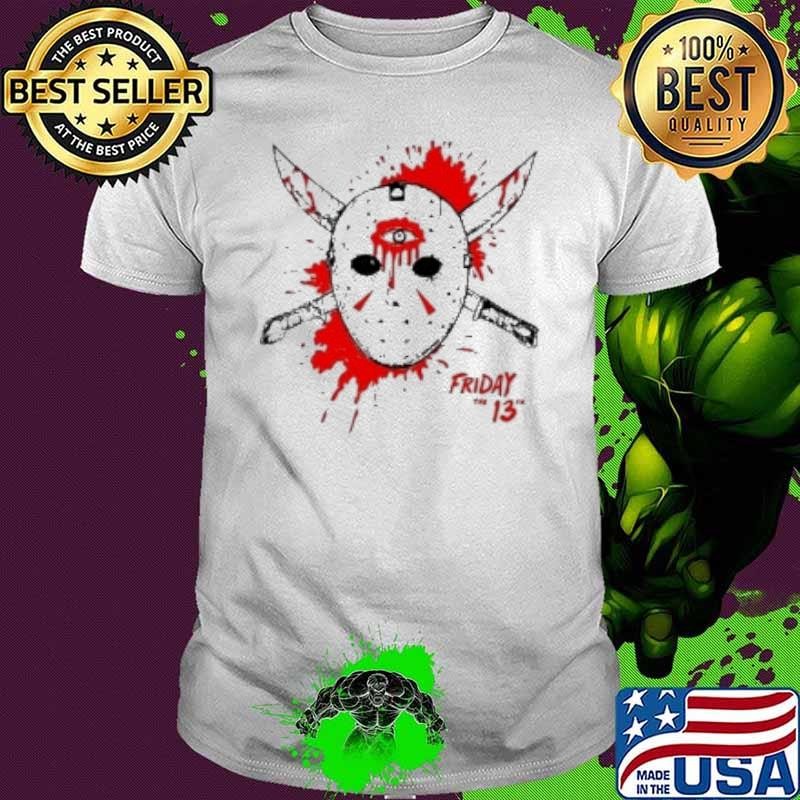 Spiritual Vices Bloody Mask Friday The 13Th Halloween 2024 T-Shirt