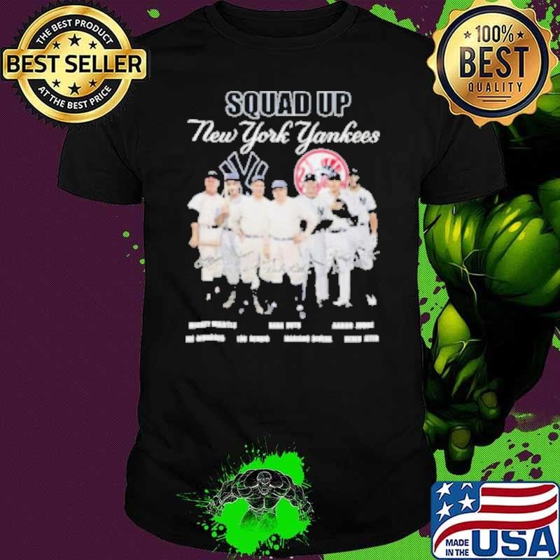 Squad Up New York Yankees Team MLB Signatures 2024 shirt