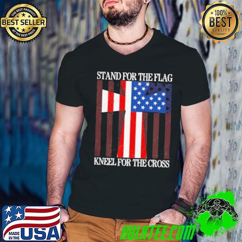 Stand For The Flag Kneel For The Cross Veterans Us Flag shirt