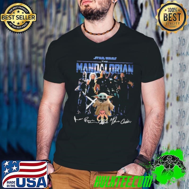 Star Wars The Mandalorian Baby Yoda Signatures shirt
