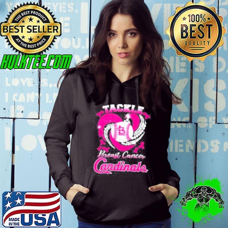 Tackle Breast Cancer St. Louis Cardinals Diamond Heart Shirt
