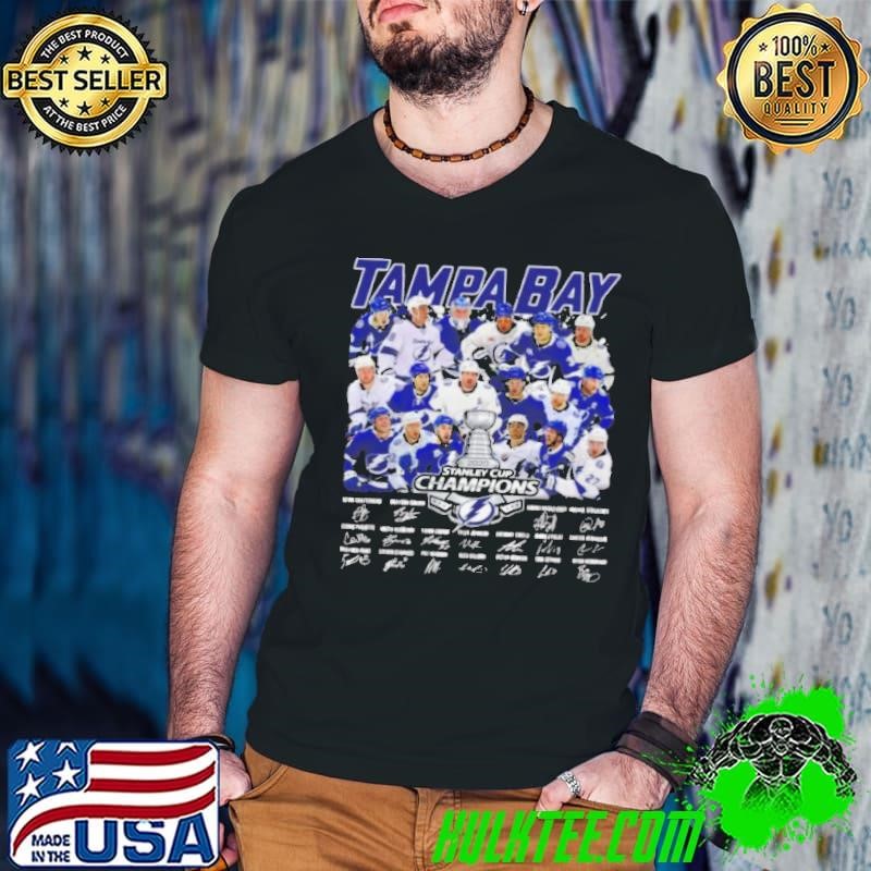 Tampa Bay Stanley Cup Champions 2020 Signatures shirt