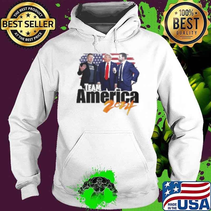 Team America 2024 Musk Trump Vance Hoodie