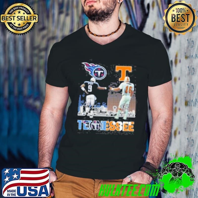 Tennessee Titans And Volunteers City Champion Signatures 2024 Shirt